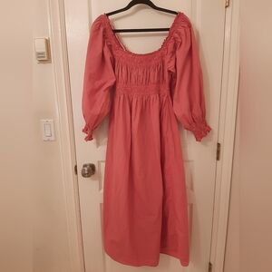 Doen Catrinette Dress in red, size XXS